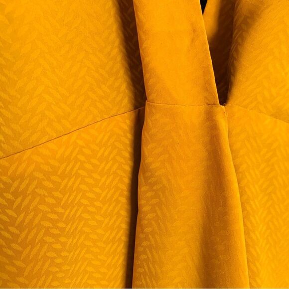 NWOT House of Harlow 1960 x REVOLVE Romina Midi Wrap Dress | S | Golden Mustard - Picture 5 of 12